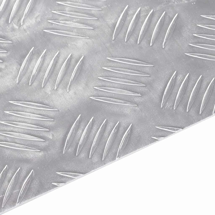 Trap Tread Vierkant 2 pcs Zilver 20 x 20 cm Aluminium