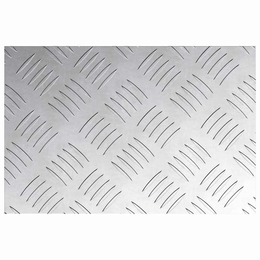 Trap Tread Rechthoekig 2 pcs Zilver 30 x 20 cm Aluminium