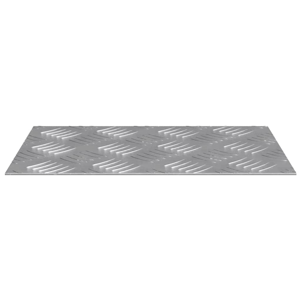 Trap Tread Rechthoekig 4 pcs Zilver 30 x 20 cm Aluminium