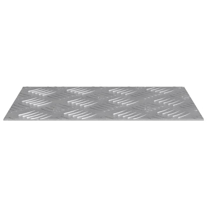 Trap Tread Rechthoekig 4 pcs Zilver 30 x 20 cm Aluminium