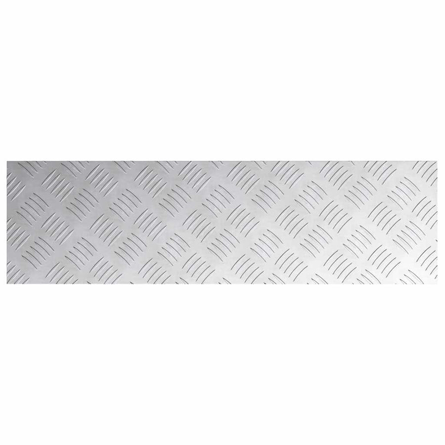 Trap Tread Rechthoekig 2 pcs Zilver 70 x 20 cm Aluminium