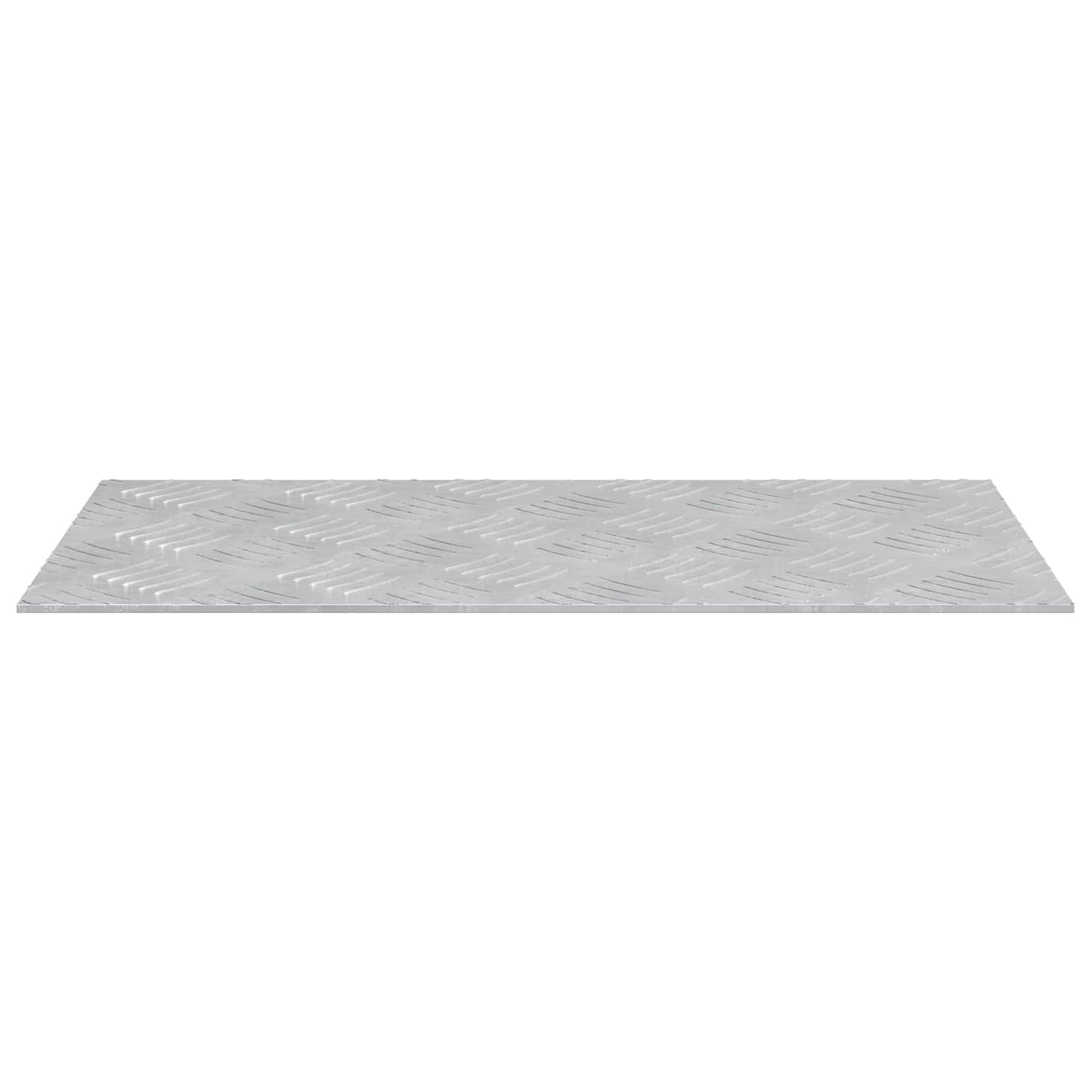 Trap Tread Rechthoekig 2 pcs Zilver 50 x 25 cm Aluminium