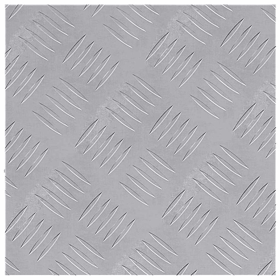 Trap Tread Vierkant 2 pcs Zilver 30 x 30 cm Aluminium