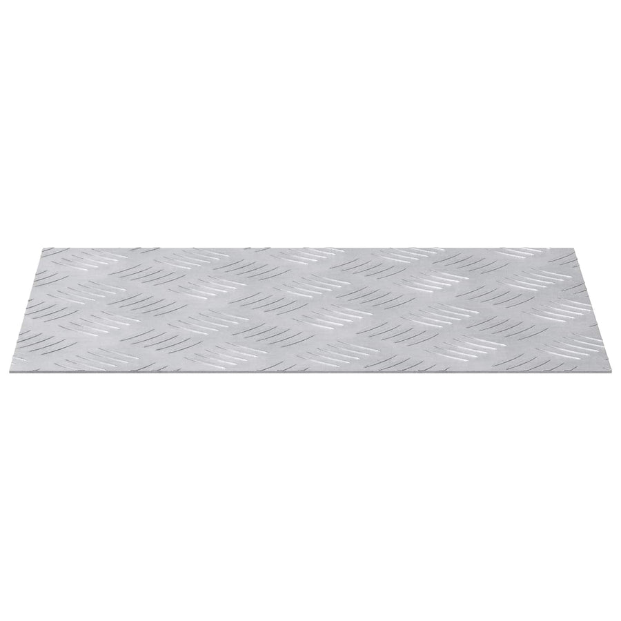 Trap Tread Rechthoekig 2 pcs Zilver 40 x 30 cm Aluminium