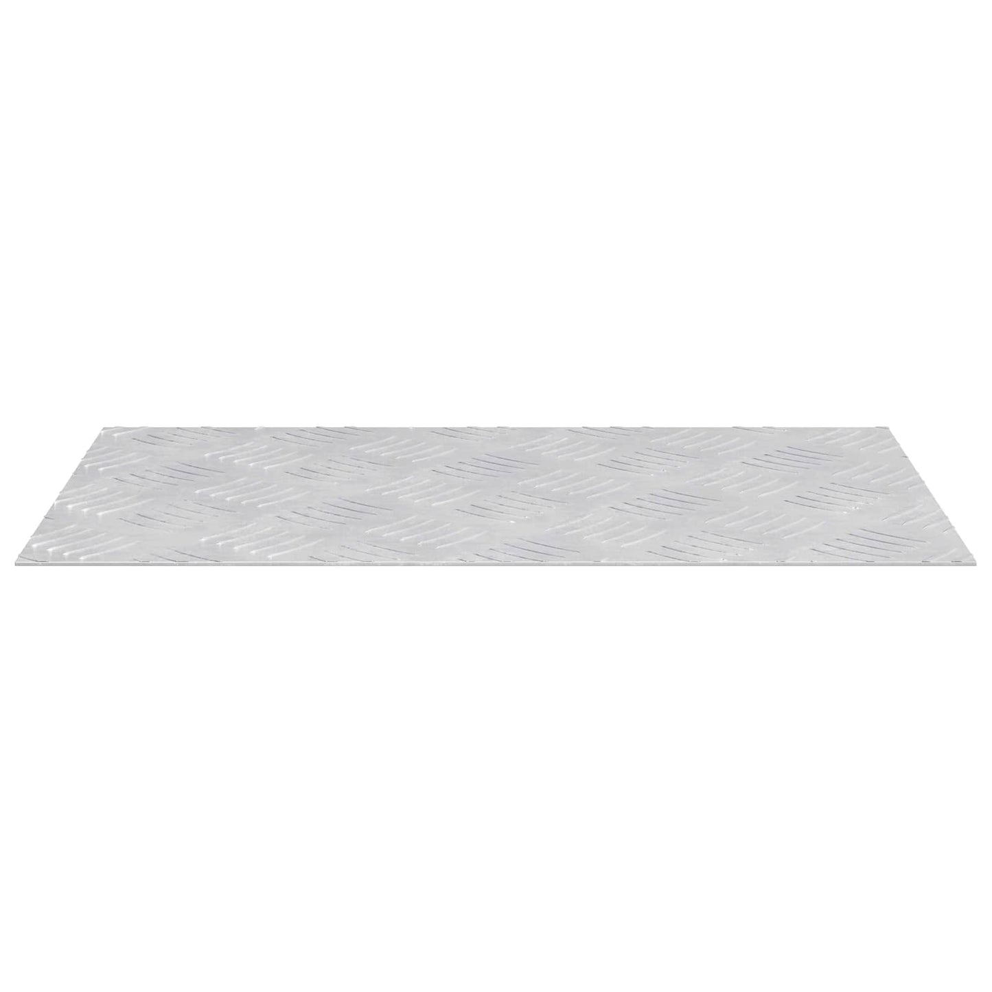 Checker Plaat 2 pcs Zilver 50 x 30 cm Aluminium