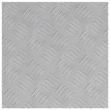 Trap Tread Vierkant 2 pcs Zilver 40 x 40 cm Aluminium
