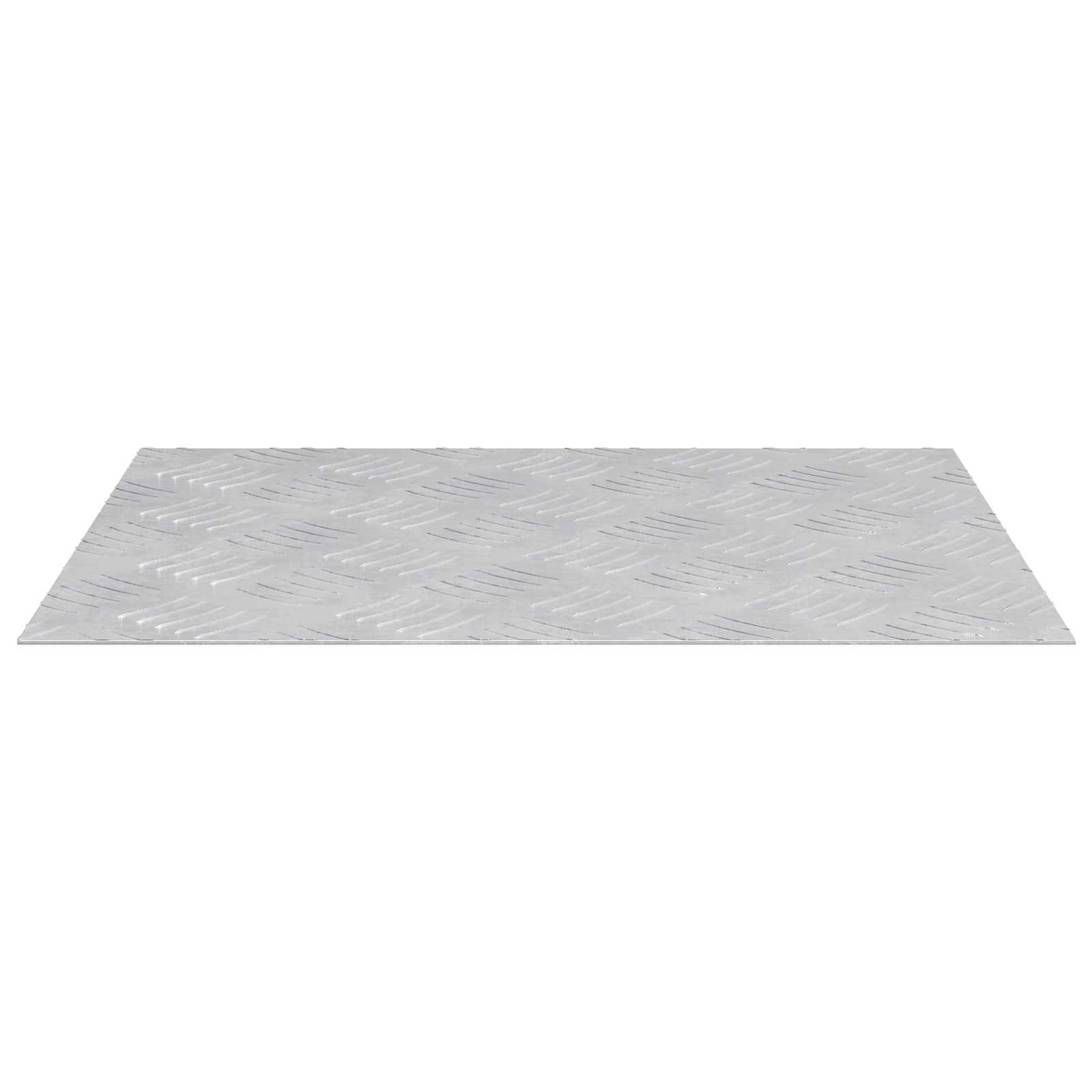 Checker Plaat 2 pcs Zilver 50 x 40 cm Aluminium