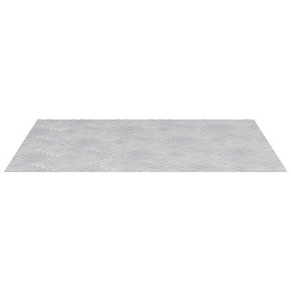 Checker Plaat 2 pcs Zilver 50 x 40 cm Aluminium