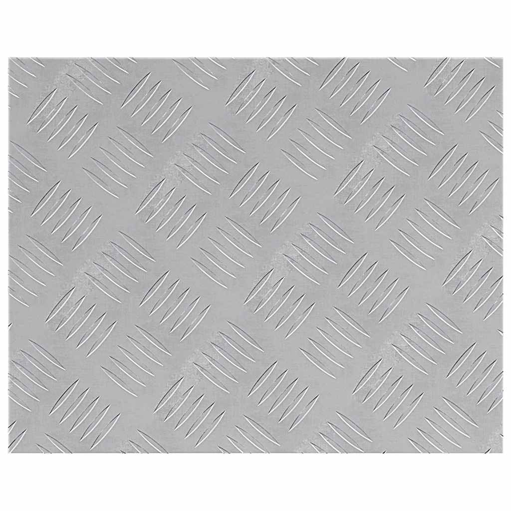 Checker Plaat 2 pcs Zilver 50 x 40 cm Aluminium