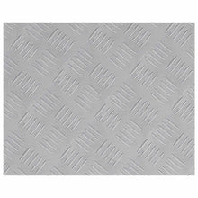 Checker Plaat 2 pcs Zilver 50 x 40 cm Aluminium