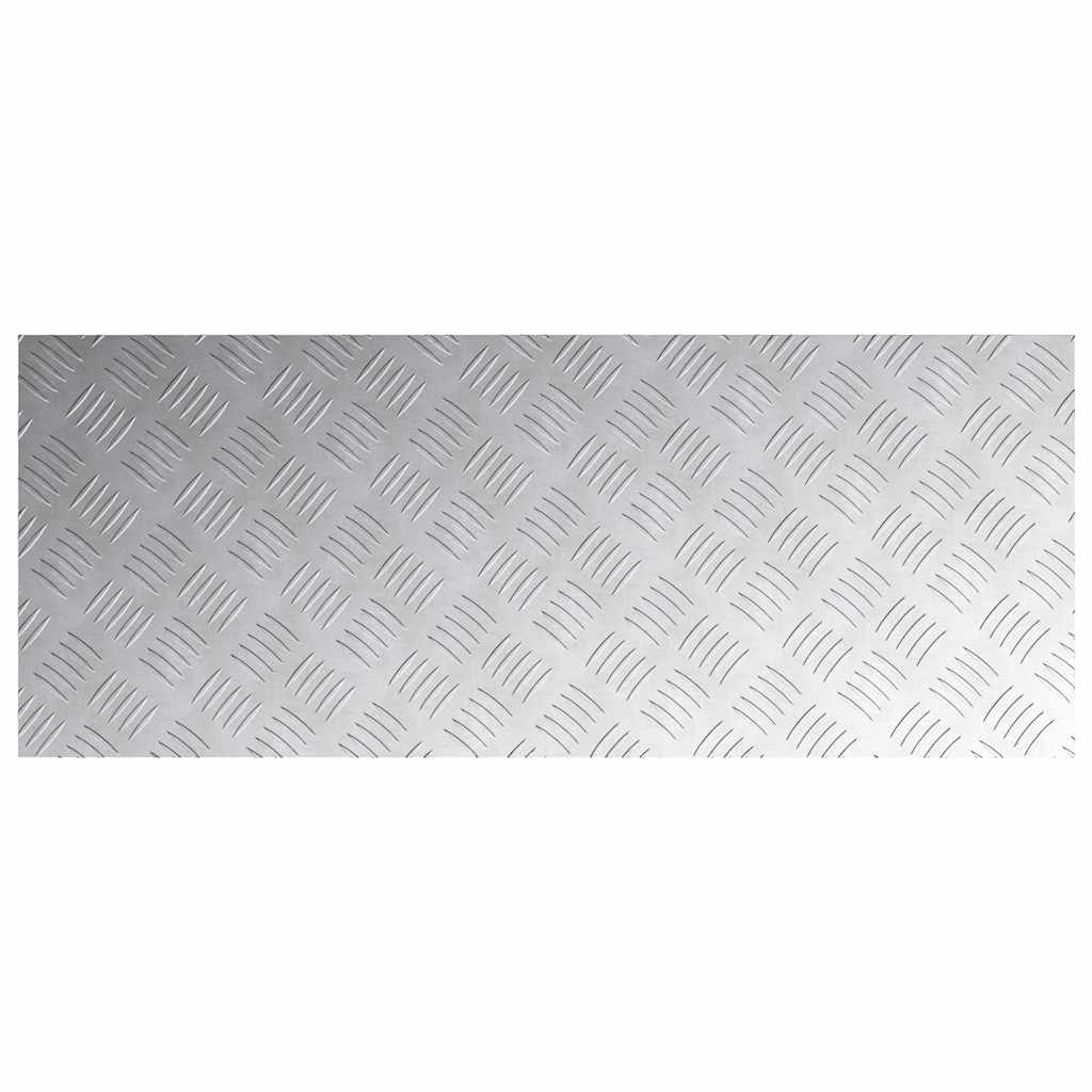 Trap Tread Rechthoekig 4 pcs Zilver 100 x 40 cm Aluminium