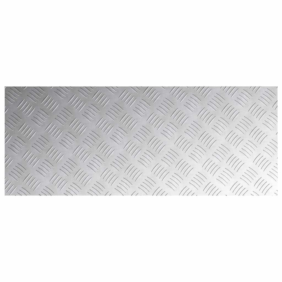 Trap Tread Rechthoekig 4 pcs Zilver 100 x 40 cm Aluminium