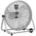 Trommelventilator 73x42x70 cm zilver aluminium