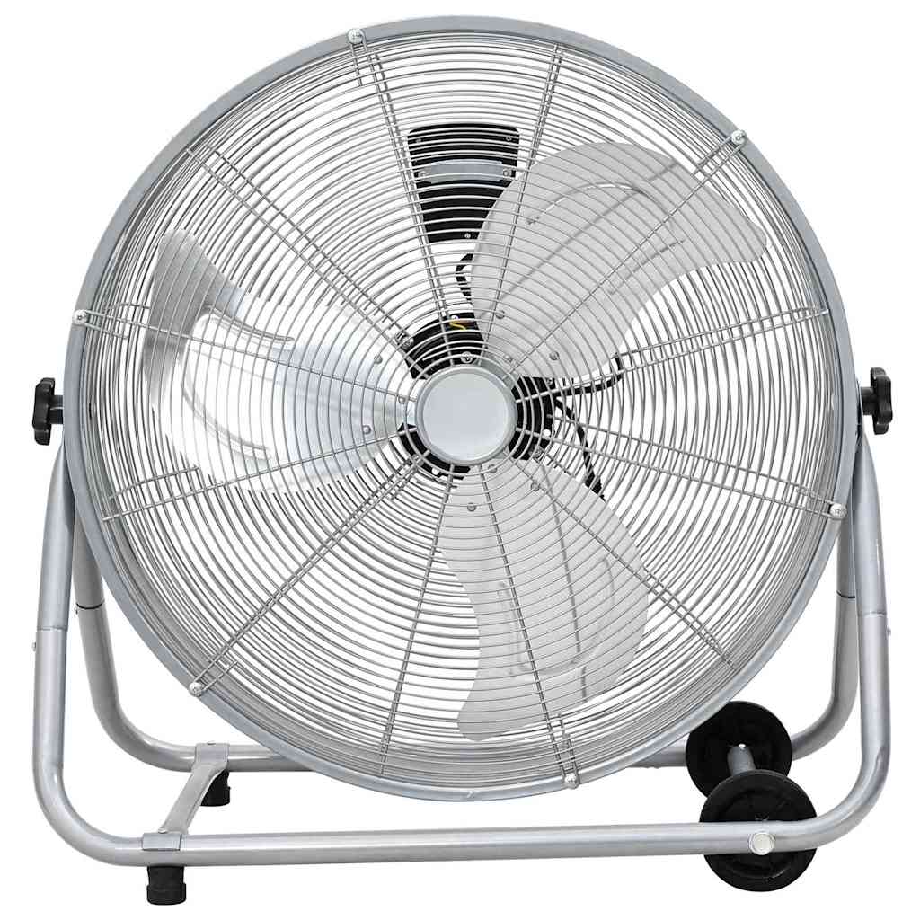 Trommelventilator met wiel Zilver 73 x 42 x 70 cm Aluminium