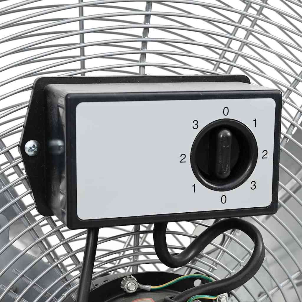 Trommelventilator met wiel Zilver 79 x 37 x 82 cm Aluminium
