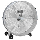Trommelventilator 79x37x82 cm aluminium zilver