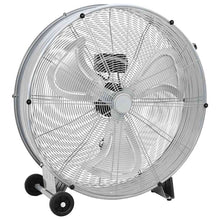 Trommelventilator met wiel Zilver 79 x 37 x 82 cm Aluminium