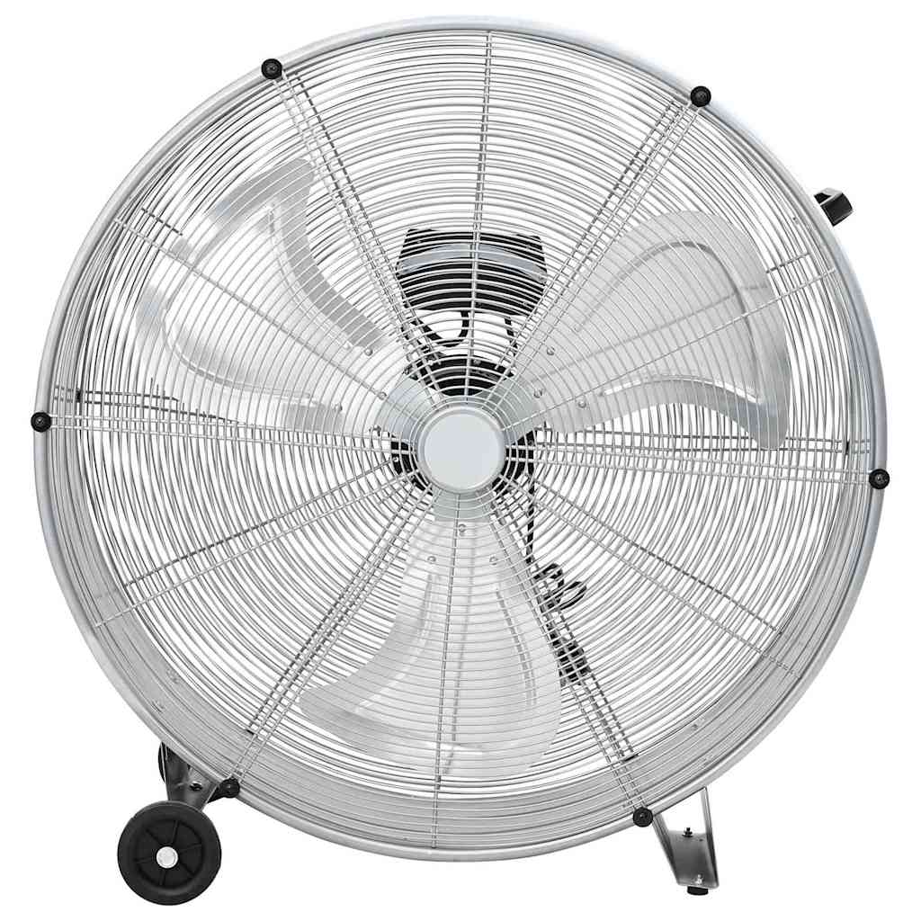 Trommelventilator met wiel Zilver 79 x 37 x 82 cm Aluminium