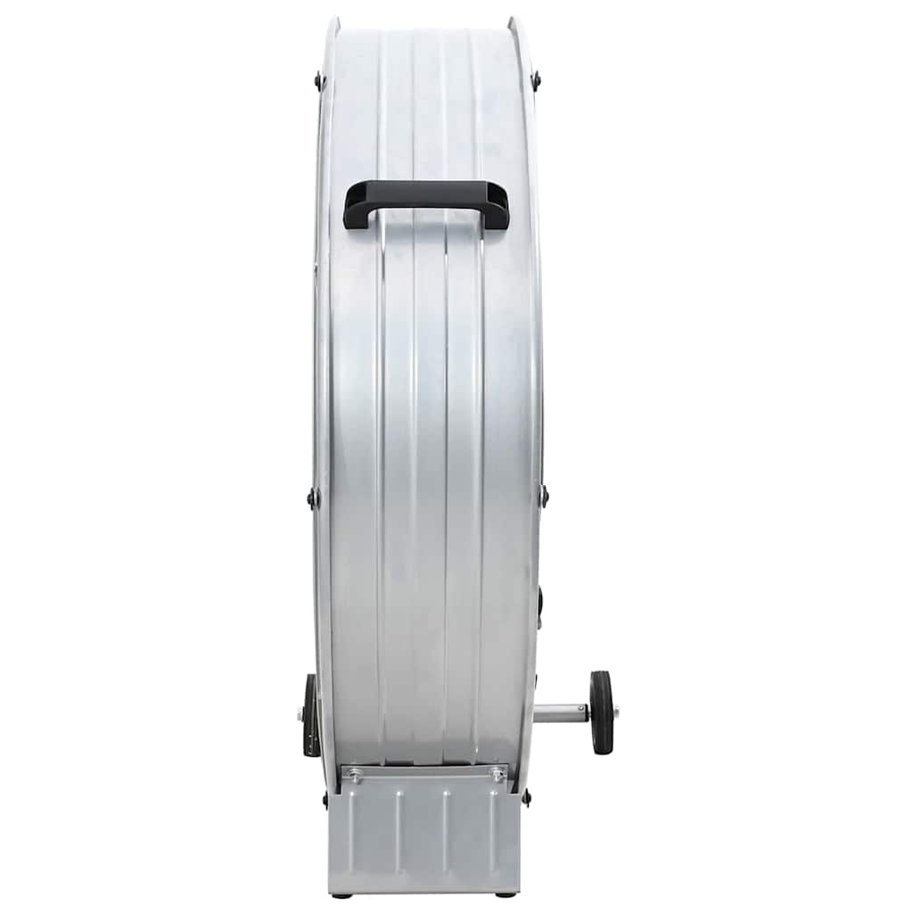 Trommelventilator met wiel Zilver 79 x 37 x 82 cm Aluminium