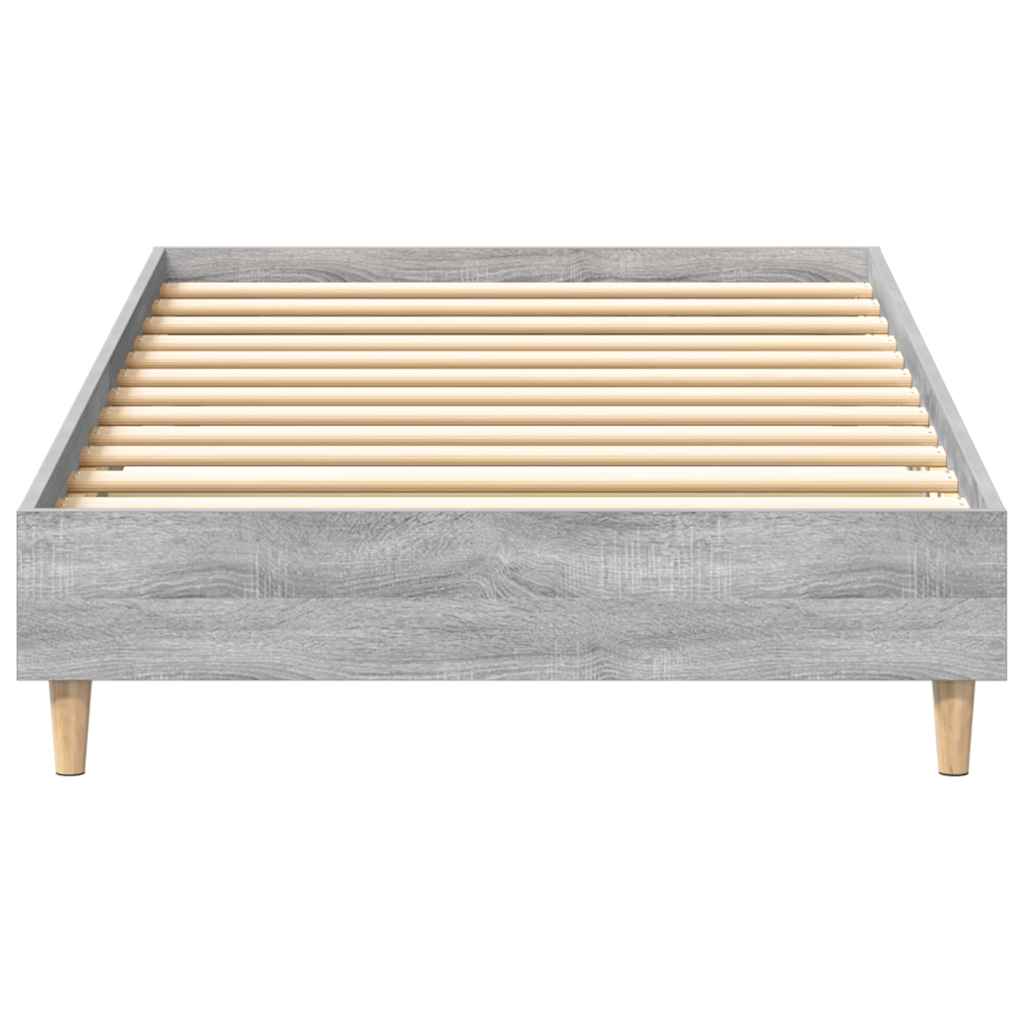 Bedframe Grijs Sonoma 203 x 93 x 25 cm Bewerkt hout
