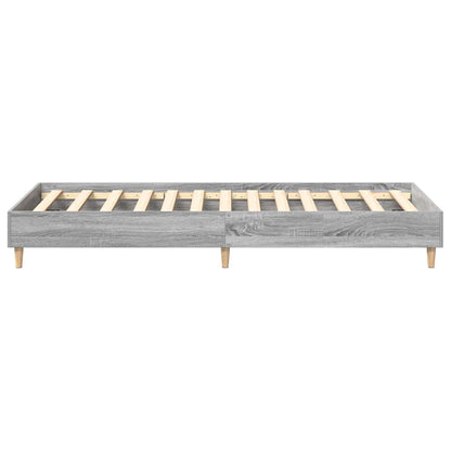 Bedframe Grijs Sonoma 203 x 93 x 25 cm Bewerkt hout