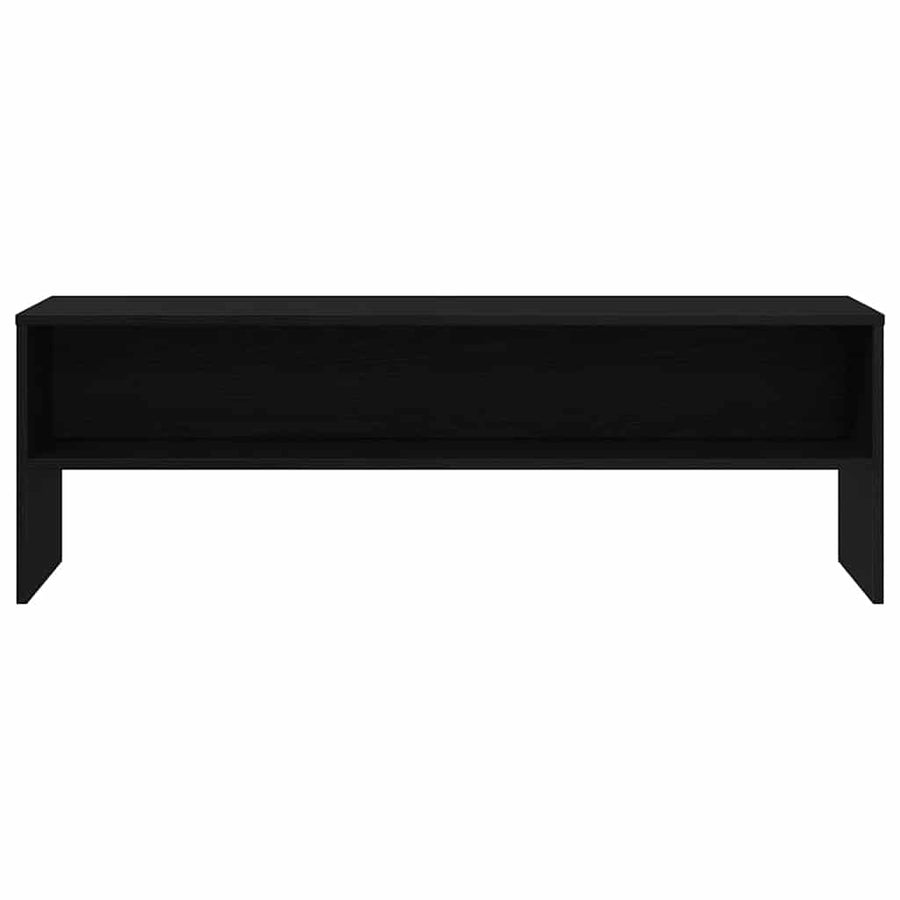 TV-meubel 120x40x40 cm spaanplaat zwart eikenkleurig