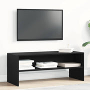 Tv-meubel 100x40x40 cm spaanplaat zwart eiken