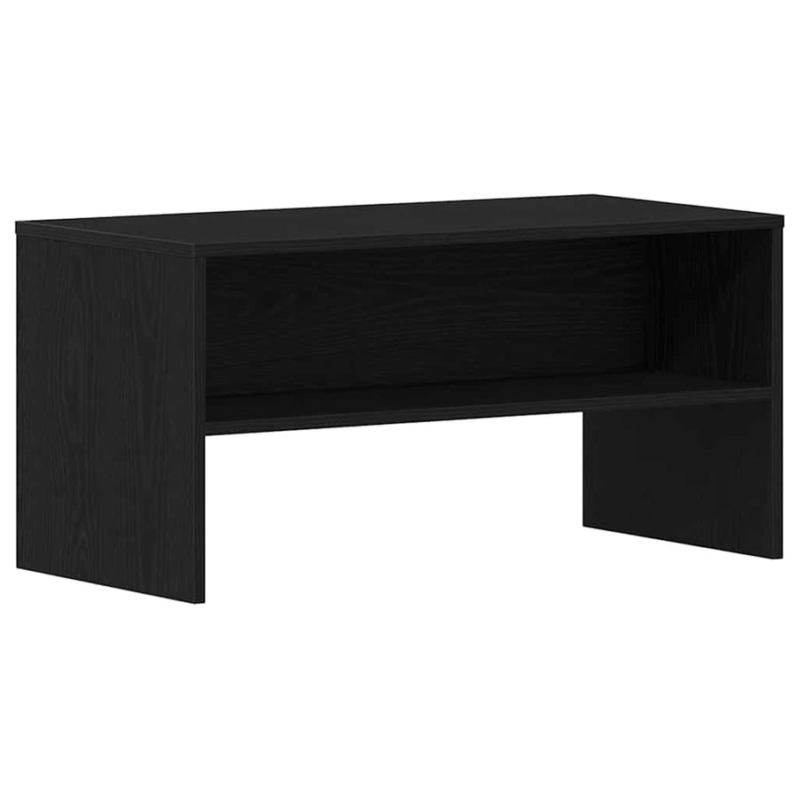 Tv-Meubel 80X40X40 Cm Spaanplaat Kleurig Zwart eiken