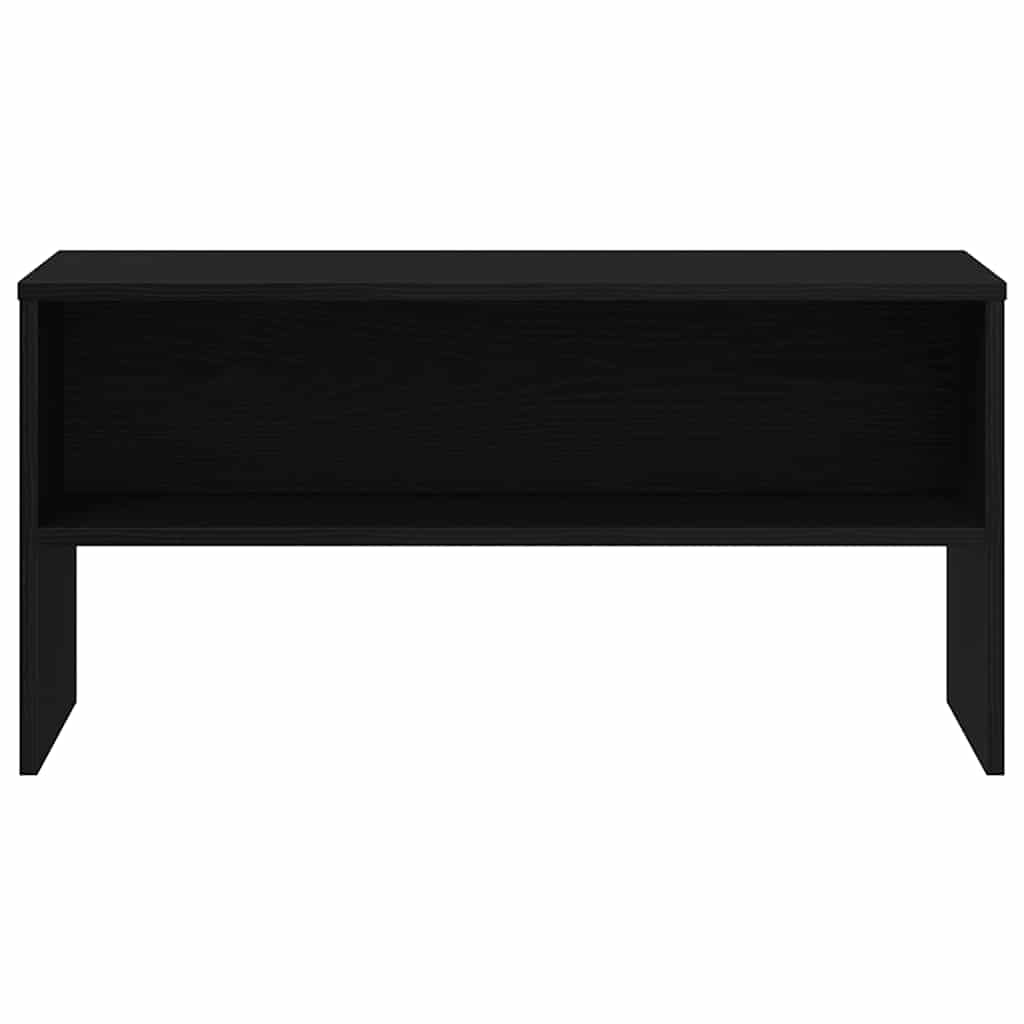 Tv-Meubel 80X40X40 Cm Spaanplaat Kleurig Zwart eiken