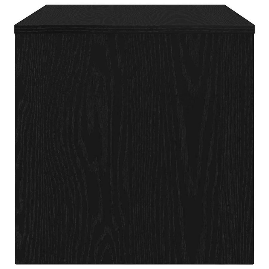 Tv-Meubel 80X40X40 Cm Spaanplaat Kleurig Zwart eiken