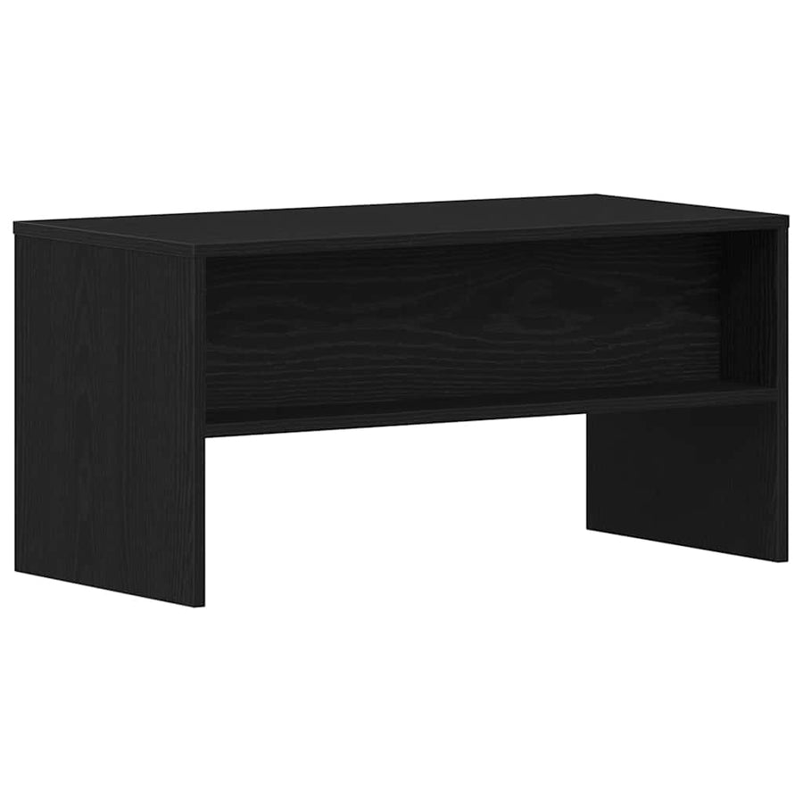 Tv-Meubel 80X40X40 Cm Spaanplaat Kleurig Zwart eiken