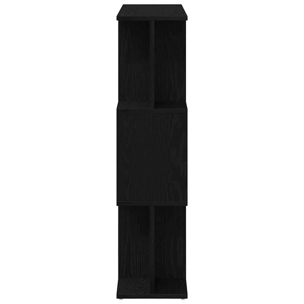 Boekenkast Zwart Eiken 80x24x96 cm Engineered Wood