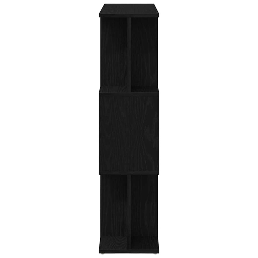 Boekenkast Zwart Eiken 80x24x96 cm Engineered Wood