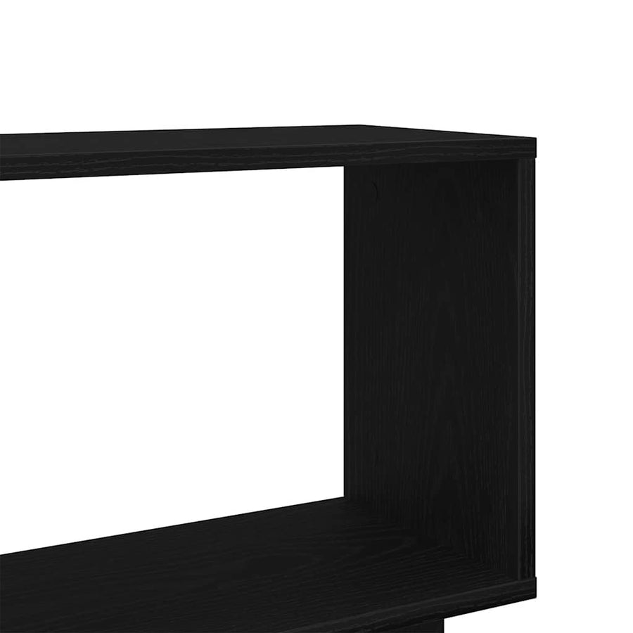 Boekenkast Zwart Eiken 80x24x96 cm Engineered Wood