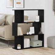 Boekenkast 80x24x96 cm engineered wood zwart