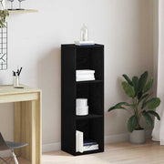 Boekenkast 36x30x114 cm zwart technisch hout