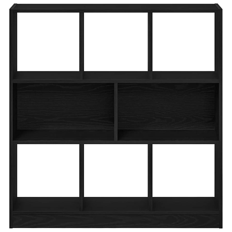 Boekenkast 97,5x29,5x100 cm spaanplaat zwart eikenkleurig