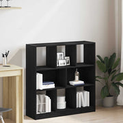Boekenkast 97,5x29,5x100 cm spaanplaat zwart eiken