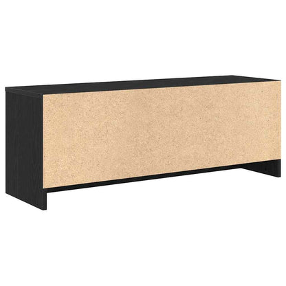 TV-meubel Zwart Eiken 102x30x37,5 cm Engineered Wood
