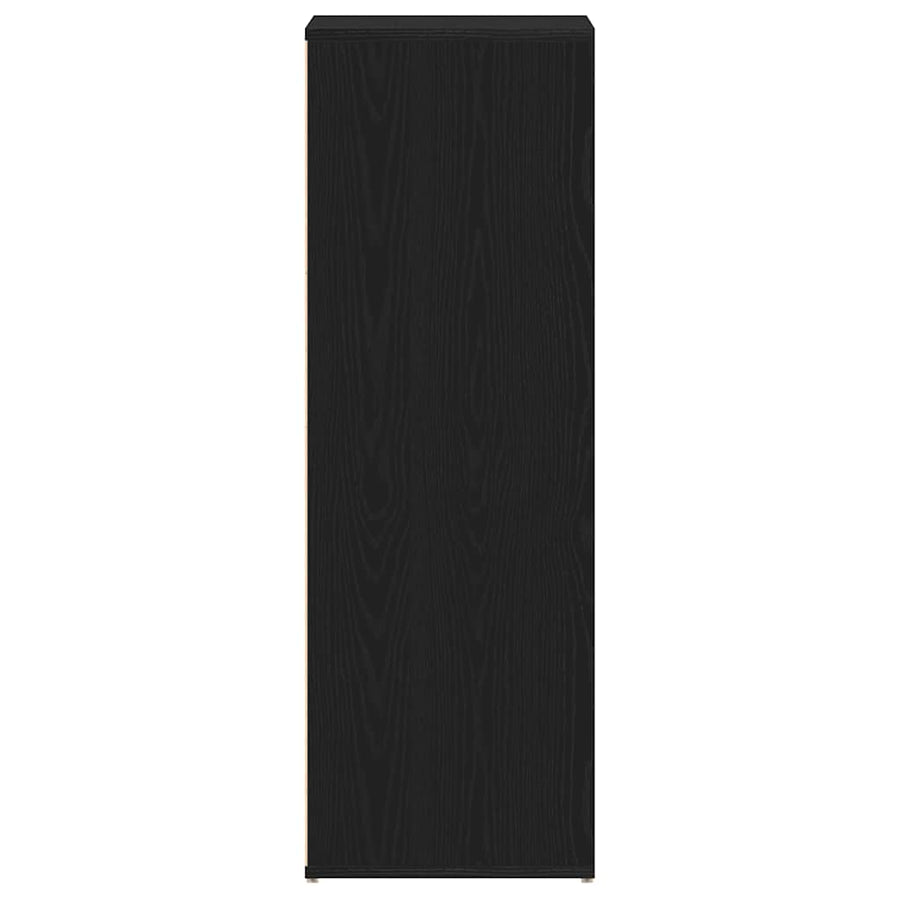 Schoenenrek 54x34x100,5 cm spaanplaat zwart eikenkleurig