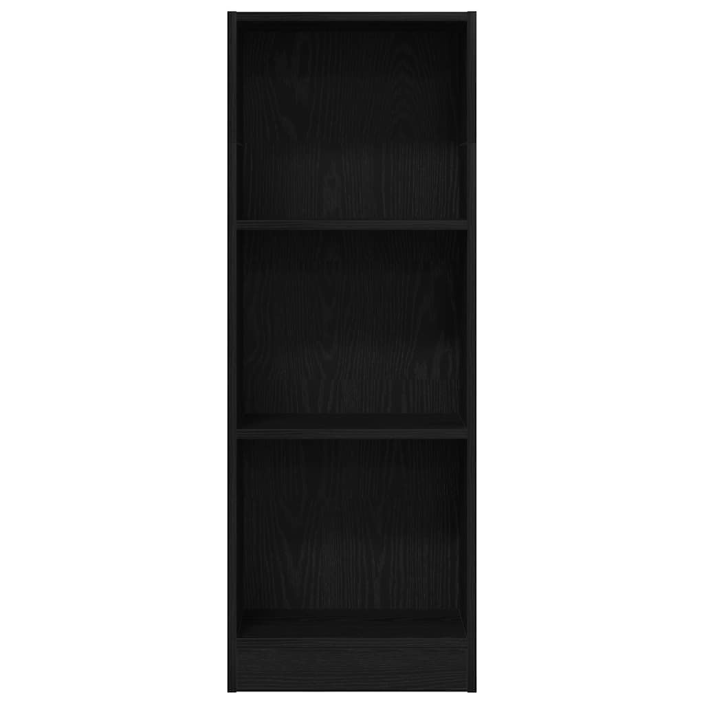 Boekenkast Zwart Eiken 40x24x109 cm Engineered Wood