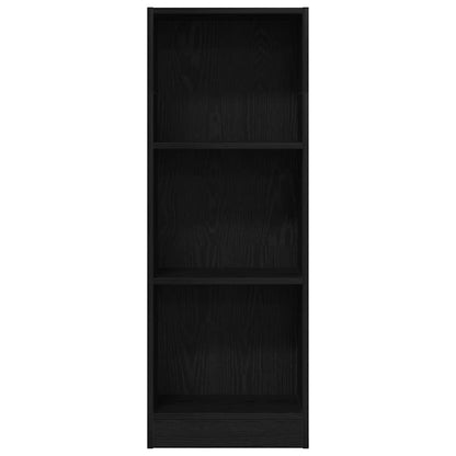 Boekenkast Zwart Eiken 40x24x109 cm Engineered Wood