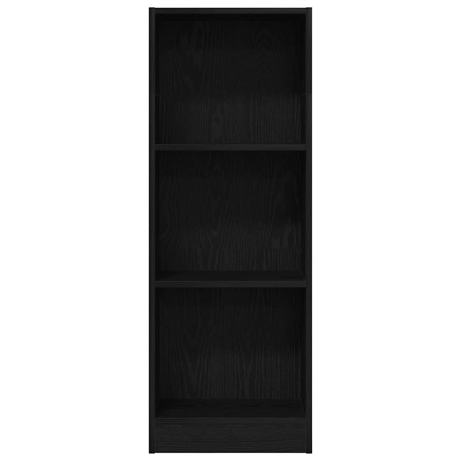 Boekenkast Zwart Eiken 40x24x109 cm Engineered Wood