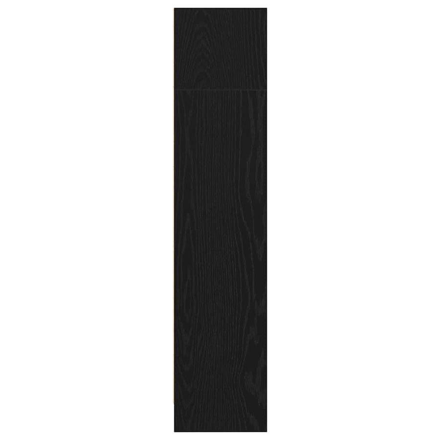 Boekenkast Zwart Eiken 40x24x109 cm Engineered Wood