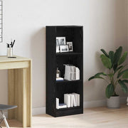 Boekenkast 40x24x109 cm zwart engineered wood