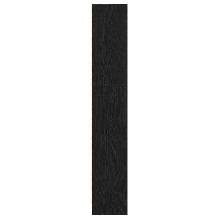 Boekenkast Zwart Eiken 40x24x143 cm Engineered Wood