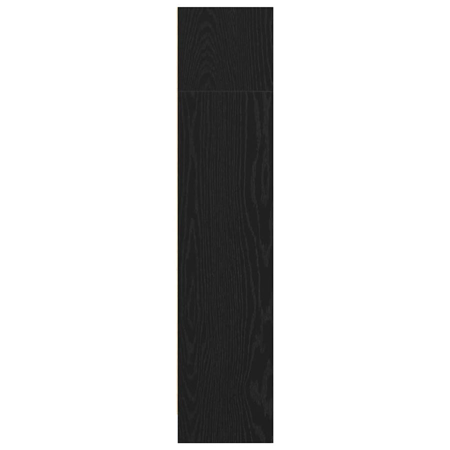 Boekenkast Zwart Eiken 60x24x109 cm Engineered Wood