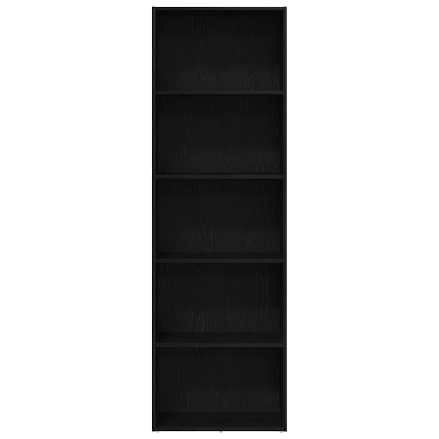 Boekenkast 60X30X Spaanplaat Kleurig Zwart Eiken 60 cm 189 cm