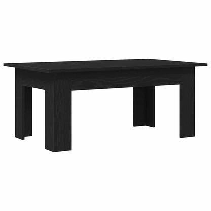 | Salontafel | Zwart eiken 100 x 60 x 42 cm Bewerkt hout