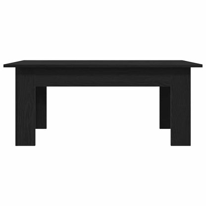 | Salontafel | Zwart eiken 100 x 60 x 42 cm Bewerkt hout